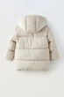 Зимняя куртка на девочку Zara 122 размер бежевая 0562734806 - изображение 2