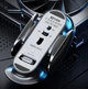 Беспроводная компьютерная мышь Inphic X2 бесшумная 2.4G + Bluetooth 4.0 / 5.0, водонепроницаемая, серая (77827566) - изображение 3