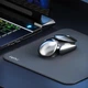 Беспроводная компьютерная мышь Inphic X2 бесшумная 2.4G + Bluetooth 4.0 / 5.0, водонепроницаемая, серая (77827566) - изображение 4
