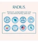 Зубна щітка RADIUS Flex Brush BPA Free & ADA Accepted Toothbrush доросла для правші зелена - зображення 5