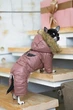 Зимовий комбінезон Dogs Bomba на хутрі для собак мокко розмір 6 2000000029313 - изображение 1