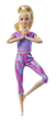 Lalka Mattel Barbie Made to Move Purple and Pink Yoga Pants & Blonde Hair 30 cm (0887961954951) - obraz 1