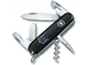 Складной швейцарский нож Victorinox Vx13603.3_T1230u Spartan Ukraine Трезубец-Ласточка 12 функций 91 мм черный - изображение 1