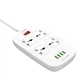 Удлинитель сетевой Ldnio SC4407 2 метра 4 USB 4 Sockets с поддержкой быстрой зарядки - изображение 7