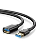 Кабель USB 3.0 Ugreen US129 AM/AF 3m Black (30127) - изображение 1