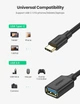 Кабель Type-С to USB 3.0 Ugreen 30701 OTG адаптер Black - зображення 3
