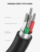 Кабель Type-С to USB 3.0 Ugreen 30701 OTG адаптер Black - зображення 6