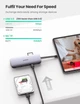 Концентратор 9в1 Ugreen CM286 USB-C Hub HDMI/VGA/PD100W/Ethernet RJ45/USB3.0/SD/TF Grey (70409) - изображение 3