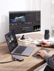 Концентратор 9в1 Ugreen CM286 USB-C Hub HDMI/VGA/PD100W/Ethernet RJ45/USB3.0/SD/TF Grey (70409) - изображение 5