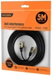 Мережевий інтернет кабель для роутера Kakusiga KSC-745 CAT6 High-Speed ​​1Gbts LAN RJ45 5м - Black - зображення 7