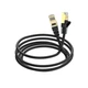 Мережевий інтернет кабель для роутера Kakusiga KSC-744 CAT6 High-Speed ​​1Gbts LAN RJ45 3м - Black - зображення 1