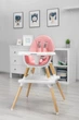 Стільчик для годування Caretero Tuva 2 в 1 Рожевий TERO-7708 (5908310395678) - зображення 12