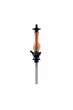 Шахта для кальяну KARMA HOOKAH модель 3.0 mini line оранж, блюдце Classic - изображение 2