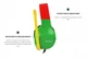 Гарнітура Sades SA-721 Spirits Rasta (sa721rsj) зелений/червоний/жовтий - изображение 9