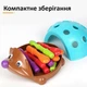 Детская развивающая игра по методике монтессори сортер 2150 Ежик - изображение 8