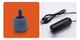 Аквариумный компрессор 1 Вт. с USB питанием, низкий уровень шума, мини-оксигенатор, Черный - изображение 8