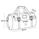 Сумка водонепроникна MOTOWOLF MDL0717 для багажника мотоцикла 66 л 58 х 55 х 26 см Чорний (1013-598-00) - зображення 2