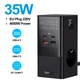 Зарядний пристрій Baseus GaN5 35 Вт GaN5 Док-станція 7в1 PowerCombo Tower Чорний (1013-491-00) - зображення 10