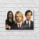 Дерев’яний постер «Курт Кобейн і гурт Nirvana» 210х297 мм - зображення 1