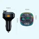 Автомобільний FM-передавач LUTU C22 Bluetooth RGB MP3-плеєр QC3.0 PD 20 Вт Чорний (1013-543-00) - зображення 2