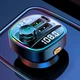Автомобільний FM-передавач LUTU C22 Bluetooth RGB MP3-плеєр QC3.0 PD 20 Вт Чорний (1013-543-00) - зображення 3