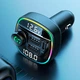 Автомобільний FM-передавач LUTU C22 Bluetooth RGB MP3-плеєр QC3.0 PD 20 Вт Чорний (1013-543-00) - зображення 4