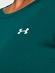 Спортивная футболка для фитнеса женская Under Armour Ua Hg Armour Ss 1328964-449 M Зеленая (196885911170) - изображение 3