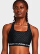 Спортивный топ для фитнеса женский Under Armour Crossback Mid Print 1361042-007 M Черный (196885273940) - изображение 3