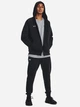 Толстовка на флисе, на молнии мужская Under Armour UA Rival Fleece FZ Hoodie 1379767-001 L Черная (196884199708) - изображение 3