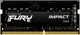 Оперативна пам'ять Kingston Fury SODIMM DDR4-2666 32768 MB PC4-21300 Impact Black (KF426S16IB/32) - зображення 1