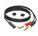 Комутаційний кабель Mini-Jack кутовий - 2хJack 6,3 2м KLOTZ AY5A0200 - зображення 2