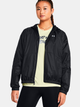 Спортивна вітрівка з капюшоном жіноча Under Armour Ua Sport Windbreaker Jkt 1382698-001 L Чорна (196885563737) - зображення 1