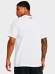 Футболка длинная мужская Under Armour UA GL Foundation Update SS 1382915-100 2XL Белая с принтом (196885635182) - изображение 2
