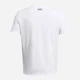 Футболка длинная мужская Under Armour UA GL Foundation Update SS 1382915-100 2XL Белая с принтом (196885635182) - изображение 4
