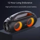 Бездротова портативна Bluetooth колонка xdobo Vibe Plus IPX5 | BT5.0, AUX / TF / USB, 80W, TWS, 10-16h | Чорний - зображення 10