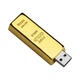Флешка 32GB USB 2.0 "Золотой слиток" - изображение 1