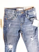 Джинсы ZARA 134 cм голубой артикул Л178 - изображение 2