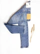 Джинсы ZARA 134 cм голубой артикул Л178 - изображение 6