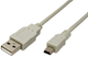 Кабель Value USB Type-A - mini-USB Type-B 3 м Beige (7611990197675) - зображення 1