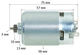 Двигун шуруповерта 10.8V-12V Metabo Powermaxx 317004310 (d38 h75 шестерня 14 зубів d10) - зображення 4