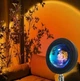 Захід сонця лампа sunset lamp LED для селфі ефект сонця нічник RGB з пультом проекційна лампа Sunset світильник UKC F 20 - зображення 7