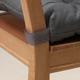 Подушка на стул IKEA МАЛИНДА, серый, 40, 35x38x7 см, 103.310.14 - изображение 5