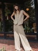Жилет женский Zara 25030667 M Бежевый (1159797884) - изображение 5