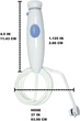 Ручка и шланг для ирригатора Waterpik WP-100/112 ремкомплект - CMOYMVQ Белый - изображение 2