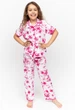 Піжама для дівчинки Cyberjammies Hailey 7078 158 см Біло-рожевий (5051877482050) - зображення 1