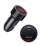 Автомобильное зарядное устройство TOOCKI USB + Type-C (USB-C) 75W Mini Чёрная 29*62м (80019) - изображение 1