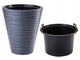 Горщик FormPlastic Sahara-35 антрацит Form-Plastic - зображення 3