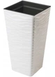 Горшок Sahara slim kwadro-40 белый Form-Plastic - изображение 1