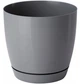 Горшок для цветов Toscana Krugla-17 3 л серый Form-Plastic - изображение 1