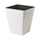 Горщик для квітів Sahara kwadro-40 білий Form-Plastic - зображення 1